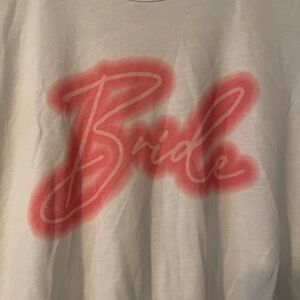 Bella Canvas Cream Bride Top